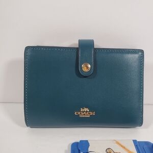 Coach  2-In-1 Wallet teal ink NWT